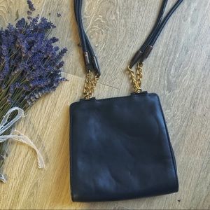 Italian Dark Blue Shoulder Bag